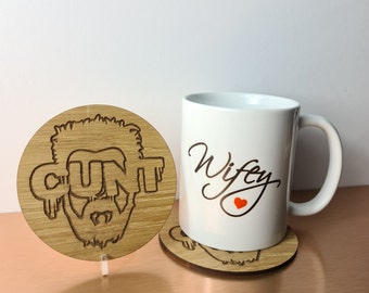 Unique Gift  Laser cut wooden coaster. The Boys inspirational Butcher Homelander Superhero S4 Quote Comedy Catchphrase Iconic
