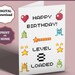 Printable Birthday Card Girl, 8th Birthday Card, 8 Year Old Girl Card ...