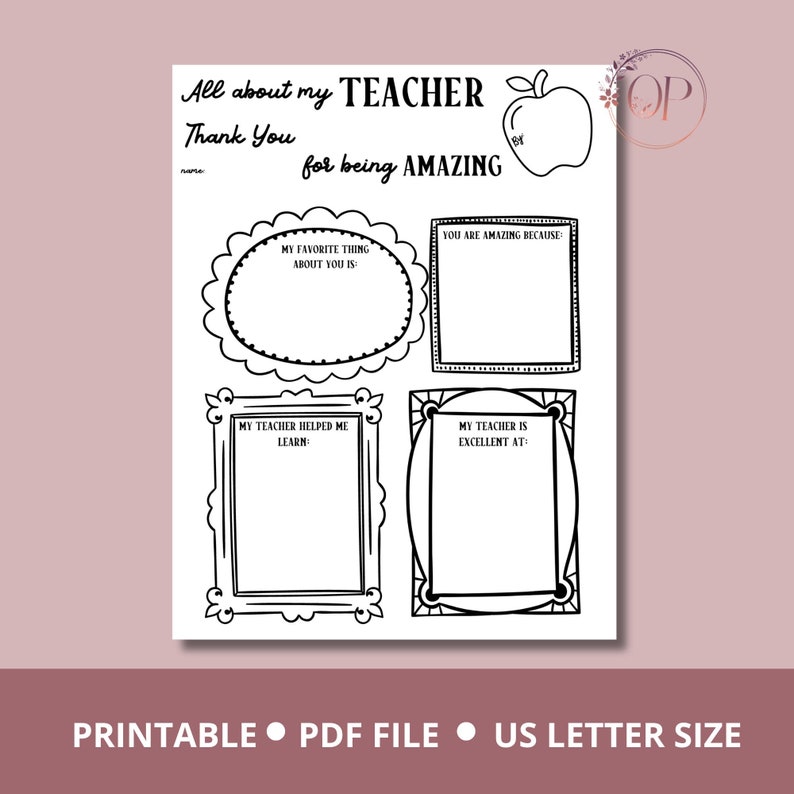 All About My Teacher Survey Printable - Il 794xN.4970510266 4tpi 
