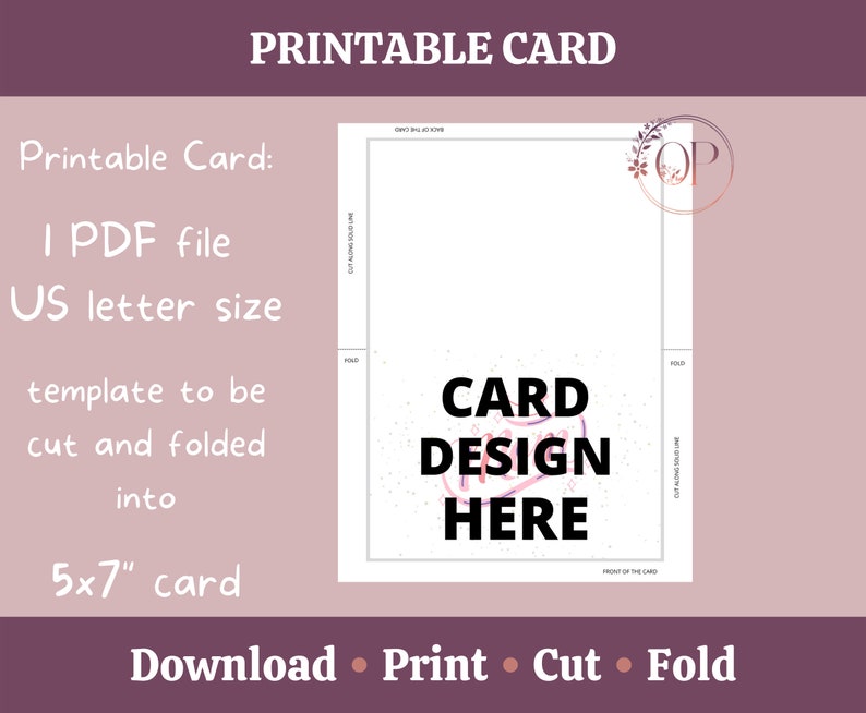 Printable Teacher Card, End of the Year Cards for Teachers, Printable Card for Teacher, Thank ...