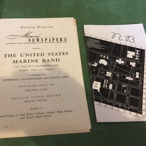 1940s Ball State & Muncie Indiana Ephemera