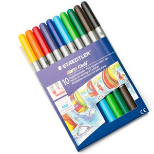 Metallic Pens with Six Cards, 10 Assorted Colouring Marker Pens