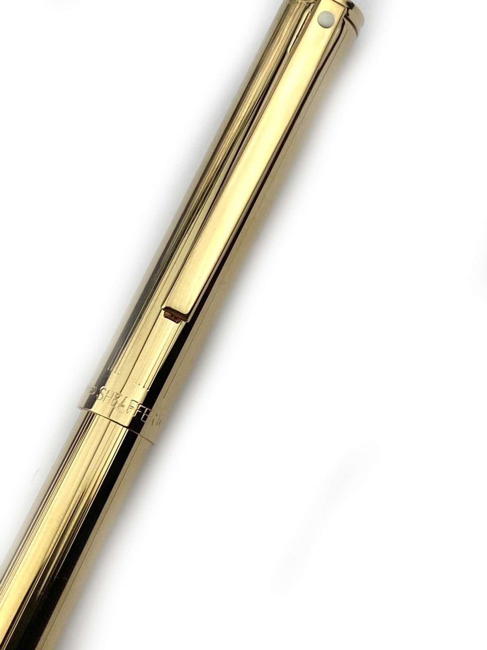 Stylo Plume Sheaffer Plaqué Or 23K - États-Unis, Occasion