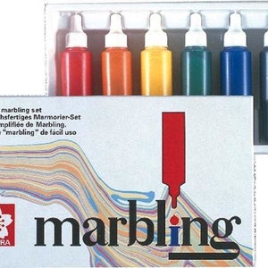 Marbling Paint Art Kit, 18 Colors Water Marbling kit, Water Art