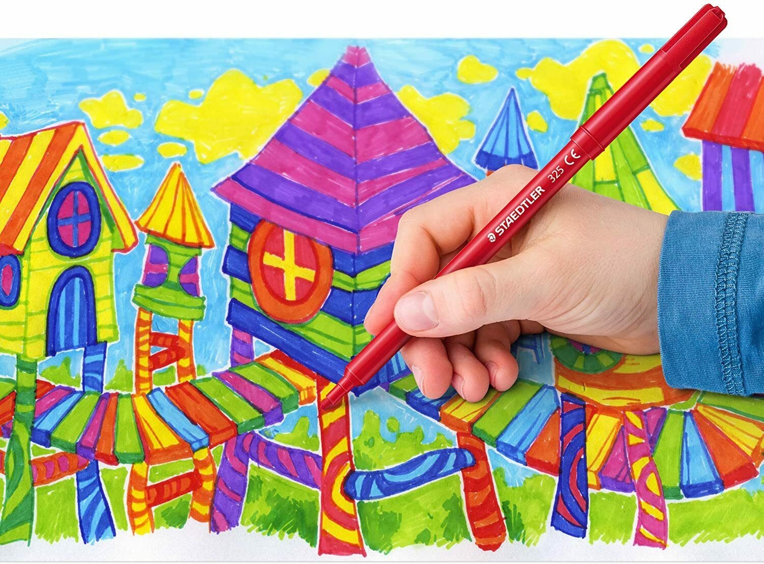 STAEDTLER Crayon de couleur Noris colour, étui carton de 36 187 CD36