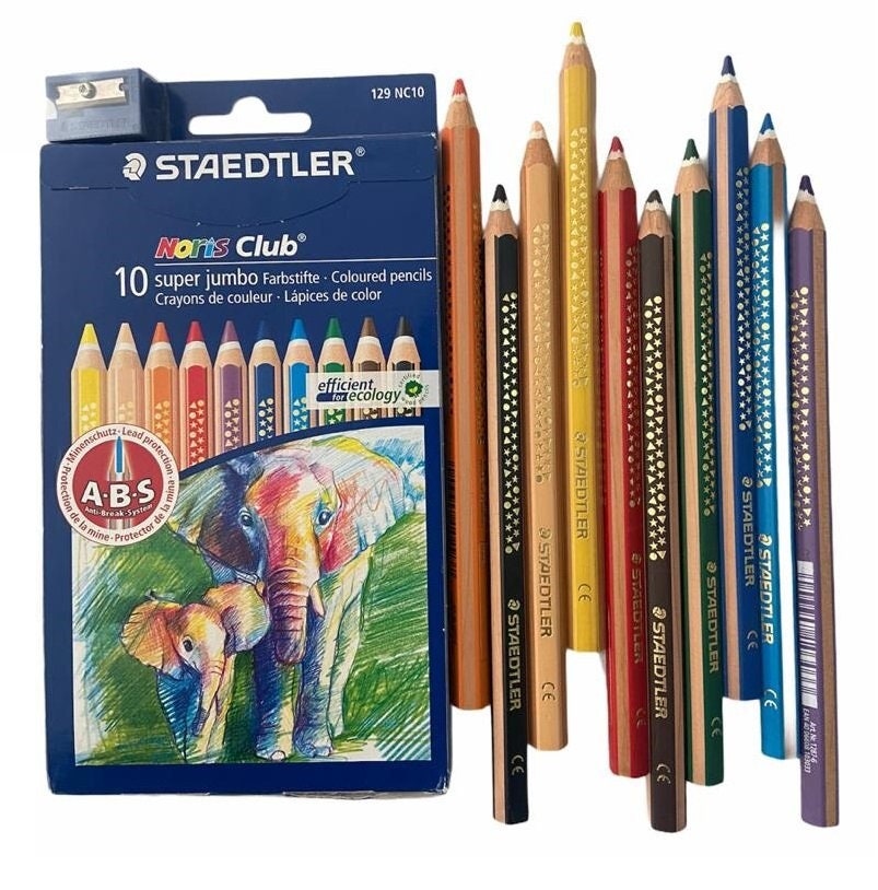 Staedtler Super Soft Colouring Pencils - Assorted Colours (Pack of 24)