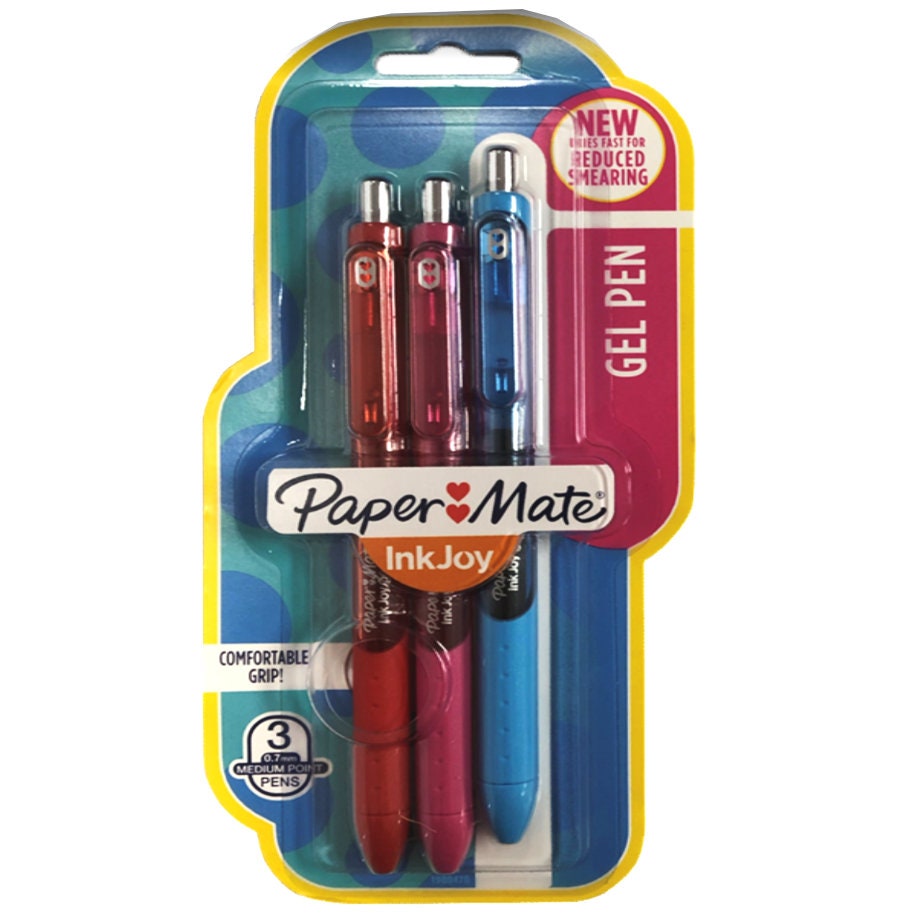 5 Pack COLORFUL PENS, LOGO Pens, Inkjoy Pens, This Beautiful Engraved  Personalized Blue Ink Pens Gives Pleasant Surprise to Your Loved Ones 