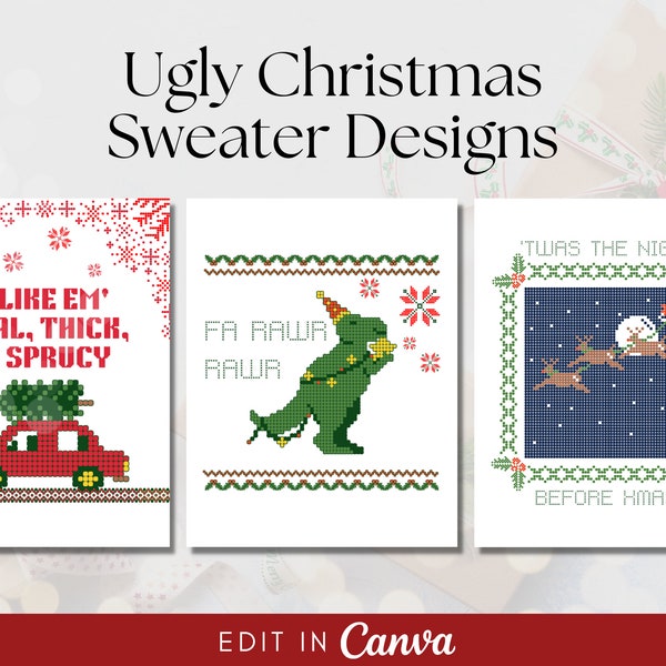 Ugly Sweater Svg, Bundle Svg, Christmas Sweater Designs, Christmas Vacation Shitter's Full, Die Hard is a Christmas Movie