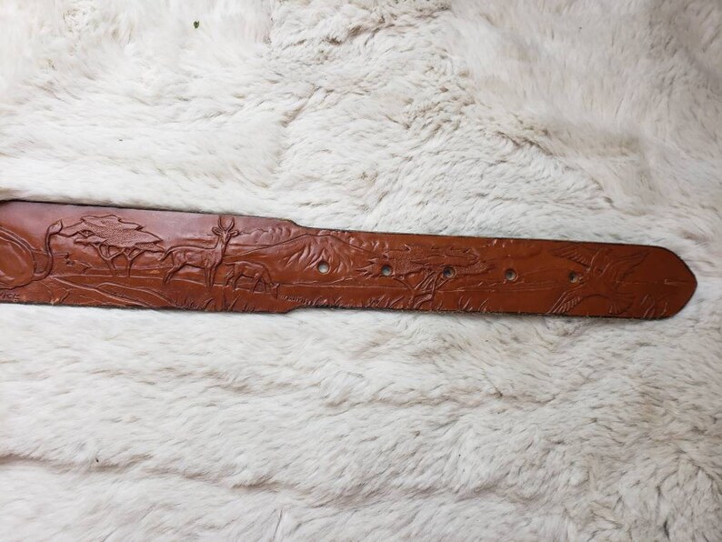 Top Grain Carved Leather Belts Etsy