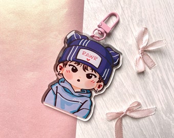 SEVENTEEN ホシ / クォン・スニョン チビ - アクリルキーホルダー (kpop、svt、ギフト)