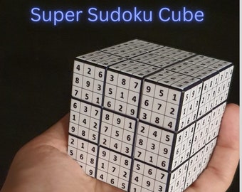 Super Sudoku Cube Puzzle | Sudoku cube game sure to puzzle even the best problem solvers