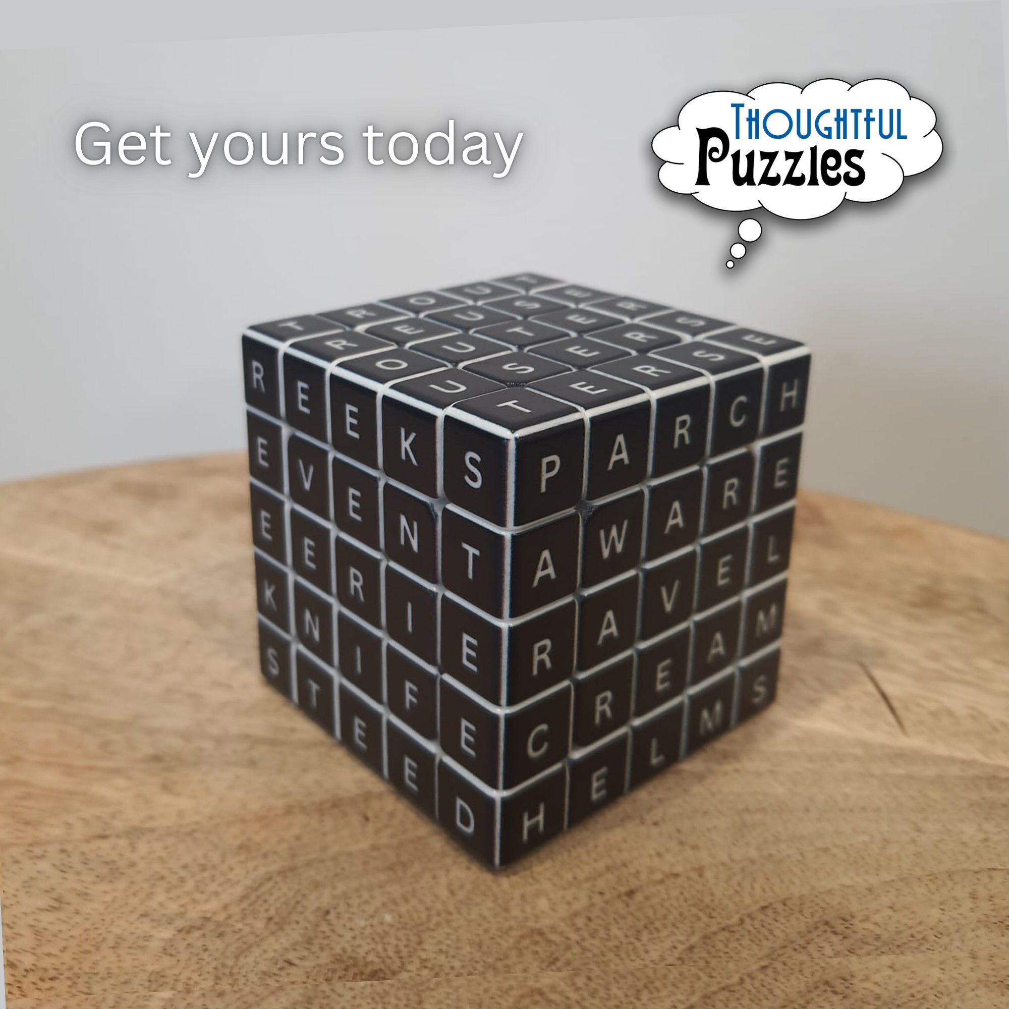 Witty Word Cube | 5x5 Cube Game Where Word Scramble Meets Cubing ...