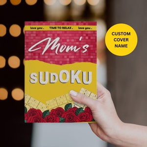 Personalized Mother&#39;s Day Gift | Custom Sudoku Book | Great teacher gift