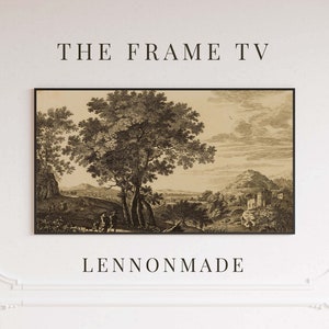 Samsung TV Frame Art | Vintage Landscape Art | Antique Landscape | 25TV