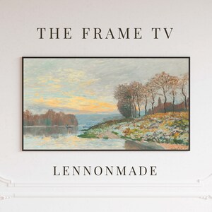 Samsung Frame TV Art | Vintage Spring Fall Landscape Digital Art | Antique Autumn Landscape Digital Art | 121TV