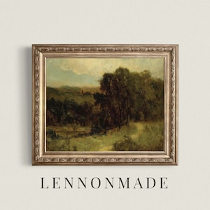 Vintage Landscape Print | Antique Wall Art | Printable | Digital Download | Horizontal Print | 16