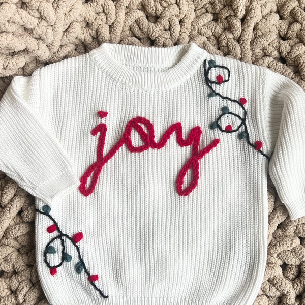 Baby Christmas Sweater Etsy
