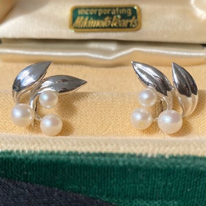 Mikimoto pearl deals earrings 7mm