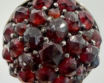 Antique Victorian | Bohemian Red Garnet Stick Pin | c.1880–1900