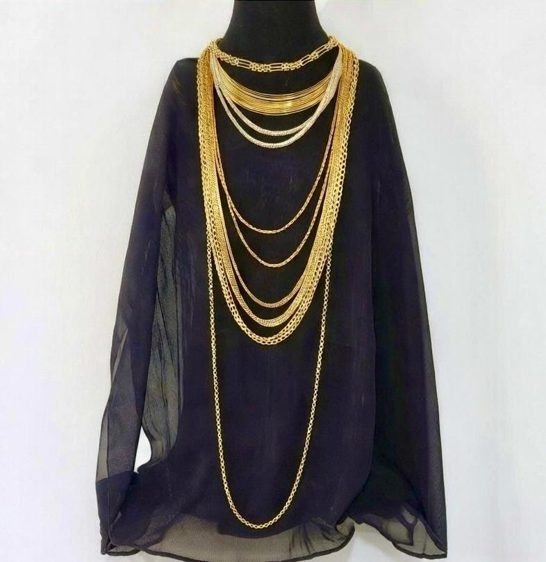 Vintage 70s 80s Necklace - Etsy Australia