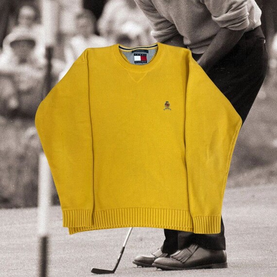Vintage 1990s Tommy Hilfiger Yellow 