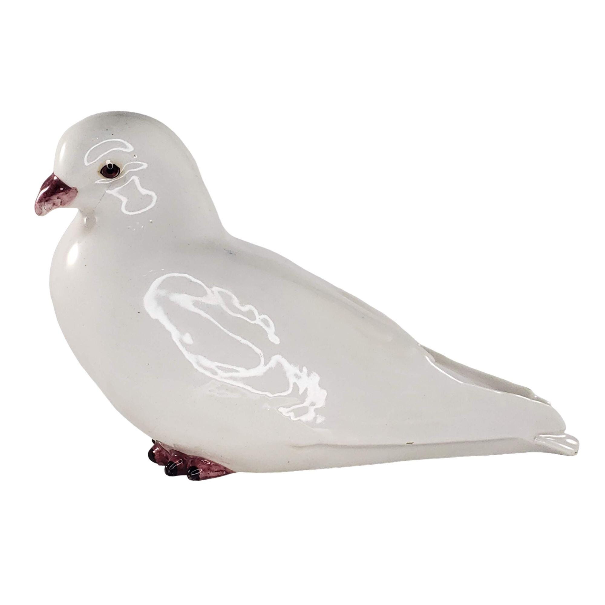 White Pigeon Statue - Etsy