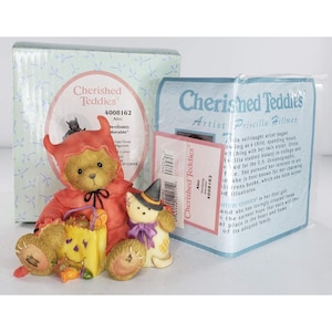 Cherished Teddies 4008162 Alex Djävulskt Bedårande Devit Kattgodispåse Figur