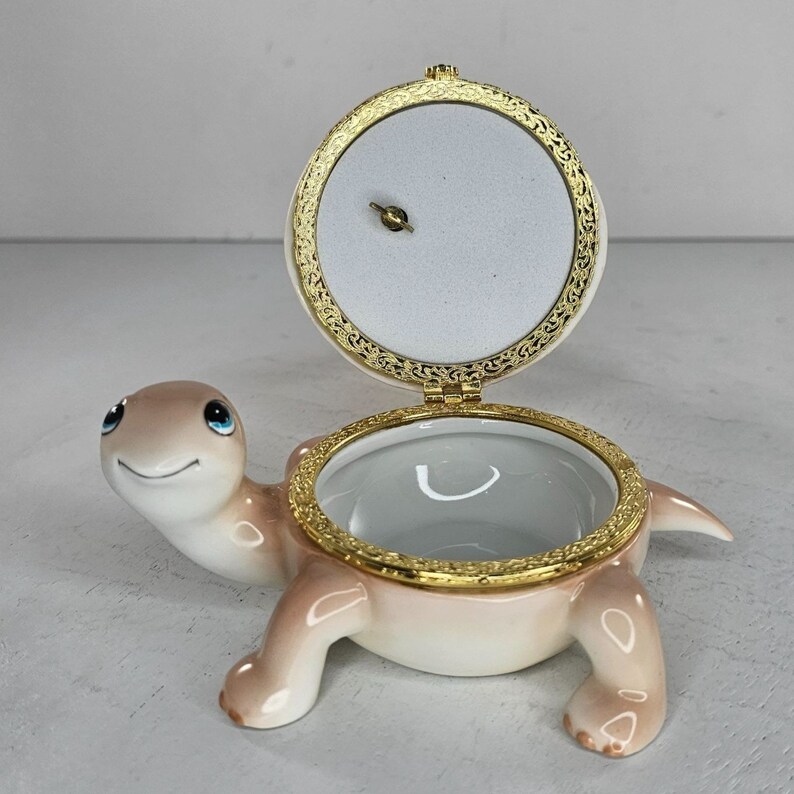 Disney Bradford Exchange Tinker Bell's Best Buddy Turtle Music Box Etsy