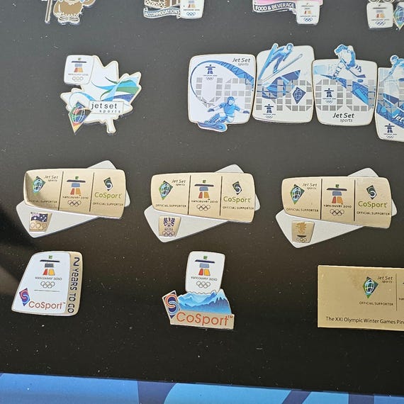 2010 Vancouver Olympics Pin Set Rare Limited Edition 25/300 Jet