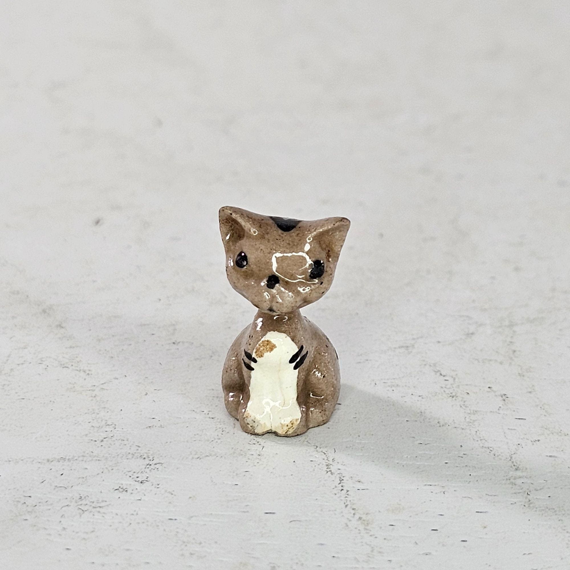 Hagen Renaker Gray Cat - Etsy
