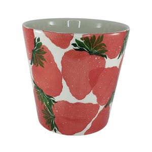 May include: A set of three ceramic mugs with a speckled, matte finish in cream, light grey, and dark grey. Each mug has a simple, minimalist design and a rounded handle.