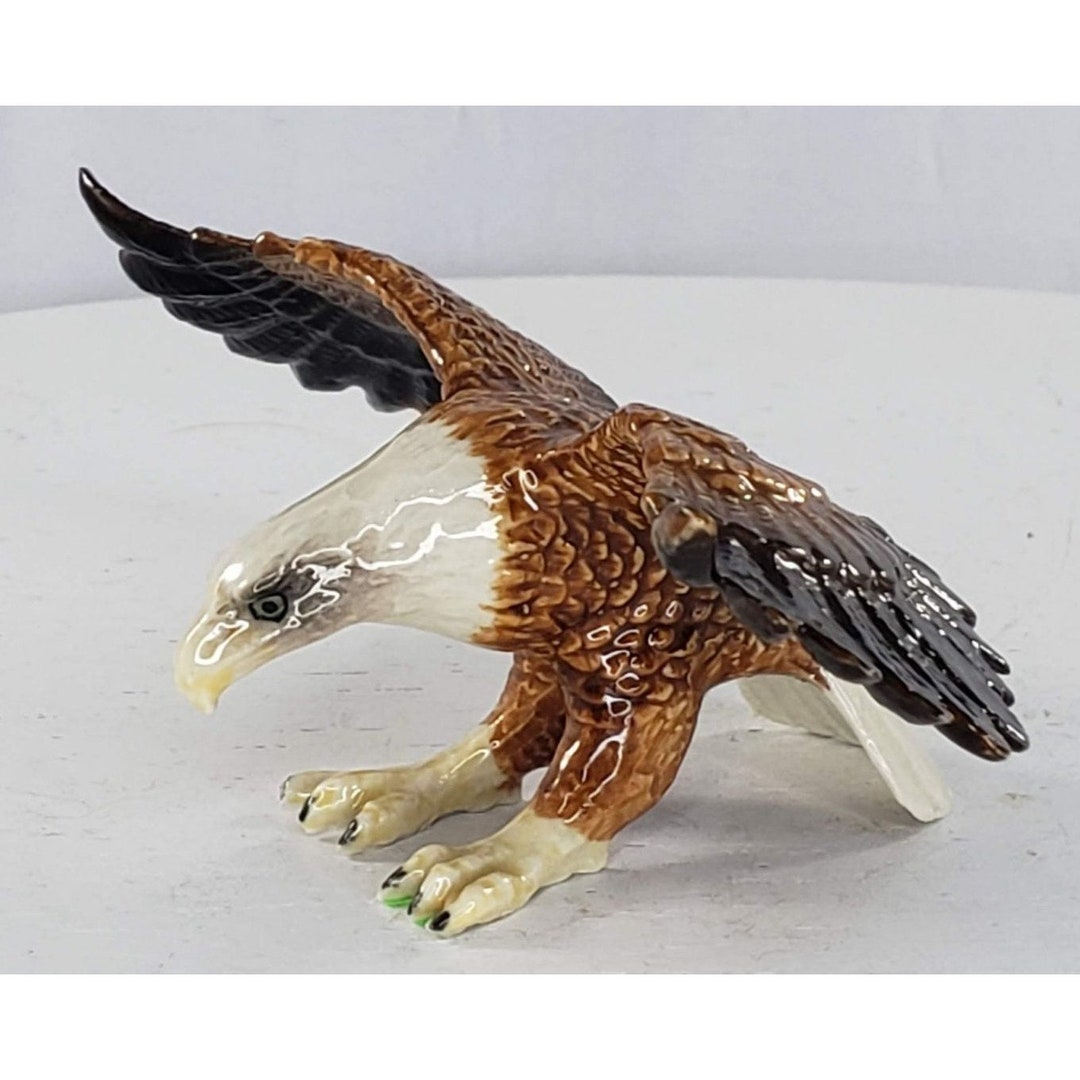 Northern Rose Bald Eagle Miniature Figurine Bird Etsy