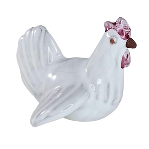 vintage Ramsing Danemark Poterie Poulet Coq Poule Figurine