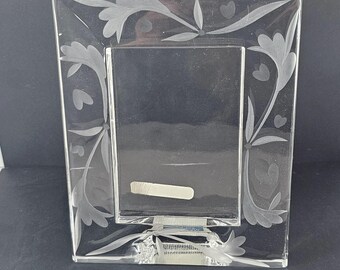 Marquis Waterford Crystal Floral Picture Frame 8”x10” - Etsy