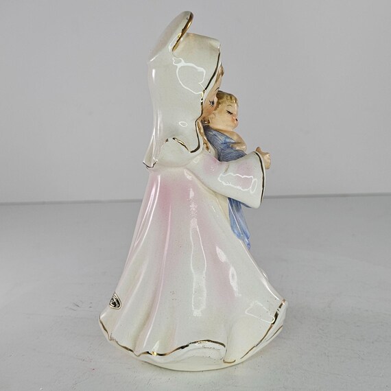 Vintage Josef Originals Mother Mary Holding Baby Jesus Figurine - Etsy