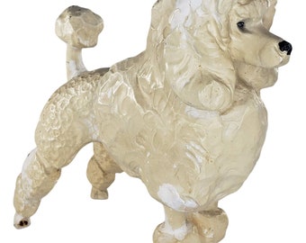 Jan Allan Poodle Dog Sculpture Figurine RARE HTF
