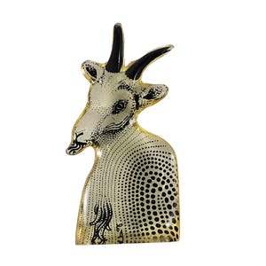 Vintage Abraham Palatnik Lucite Billy Goat Figurine Antelope Brazil MCM