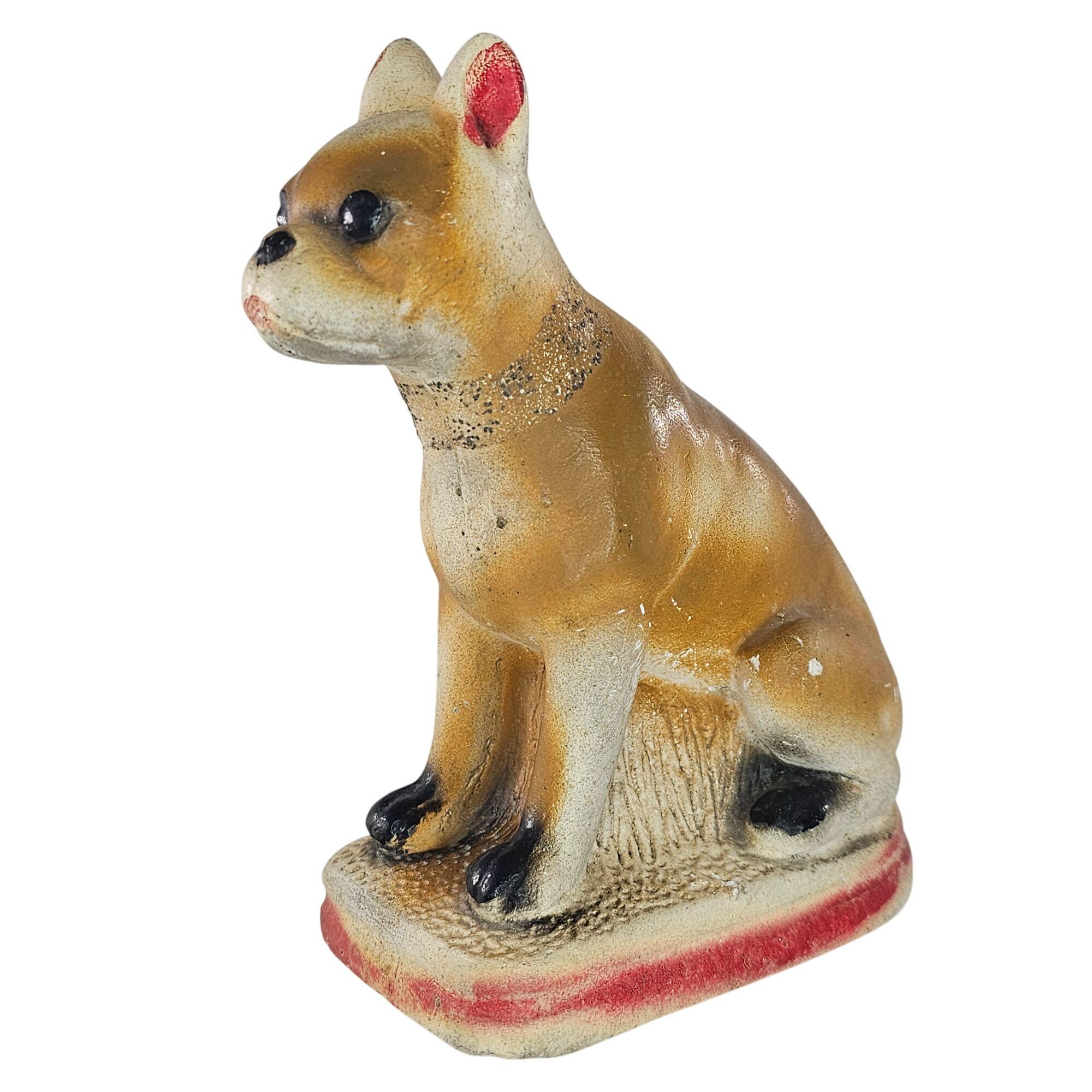 Vintage Bulldog Chalkware - Etsy Singapore