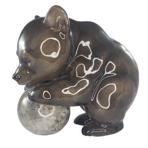 Rosenthal Fritz Heidenreich Bear Cub Ball Figurine Germany #1764 HTF