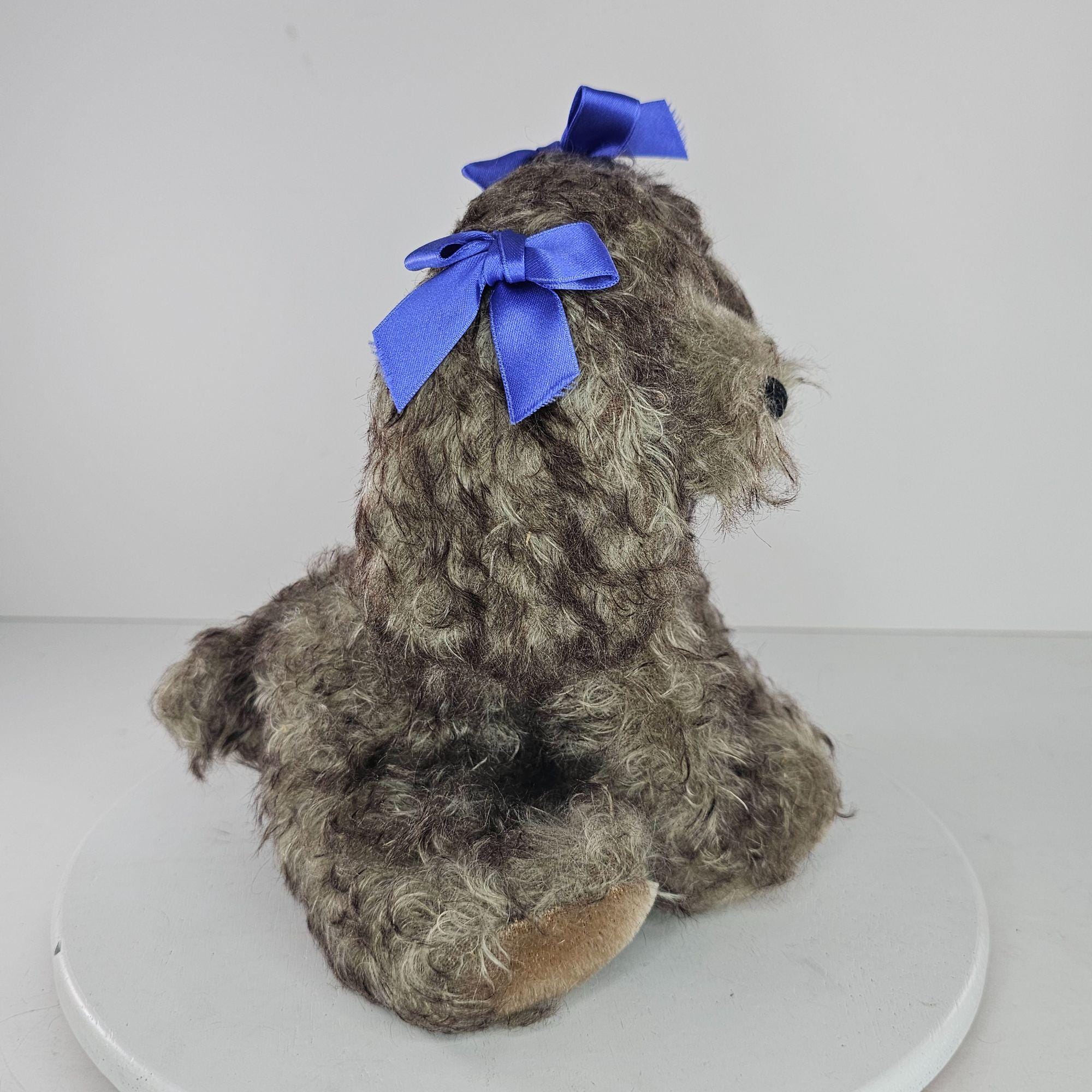 Limited Edition Hermann Teddy Original Plush Dog Holly Blue
