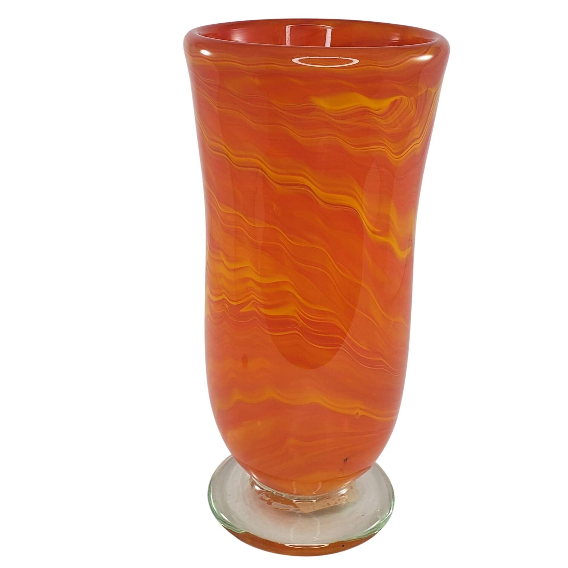 Swirl art glass vase - Etsy 日本