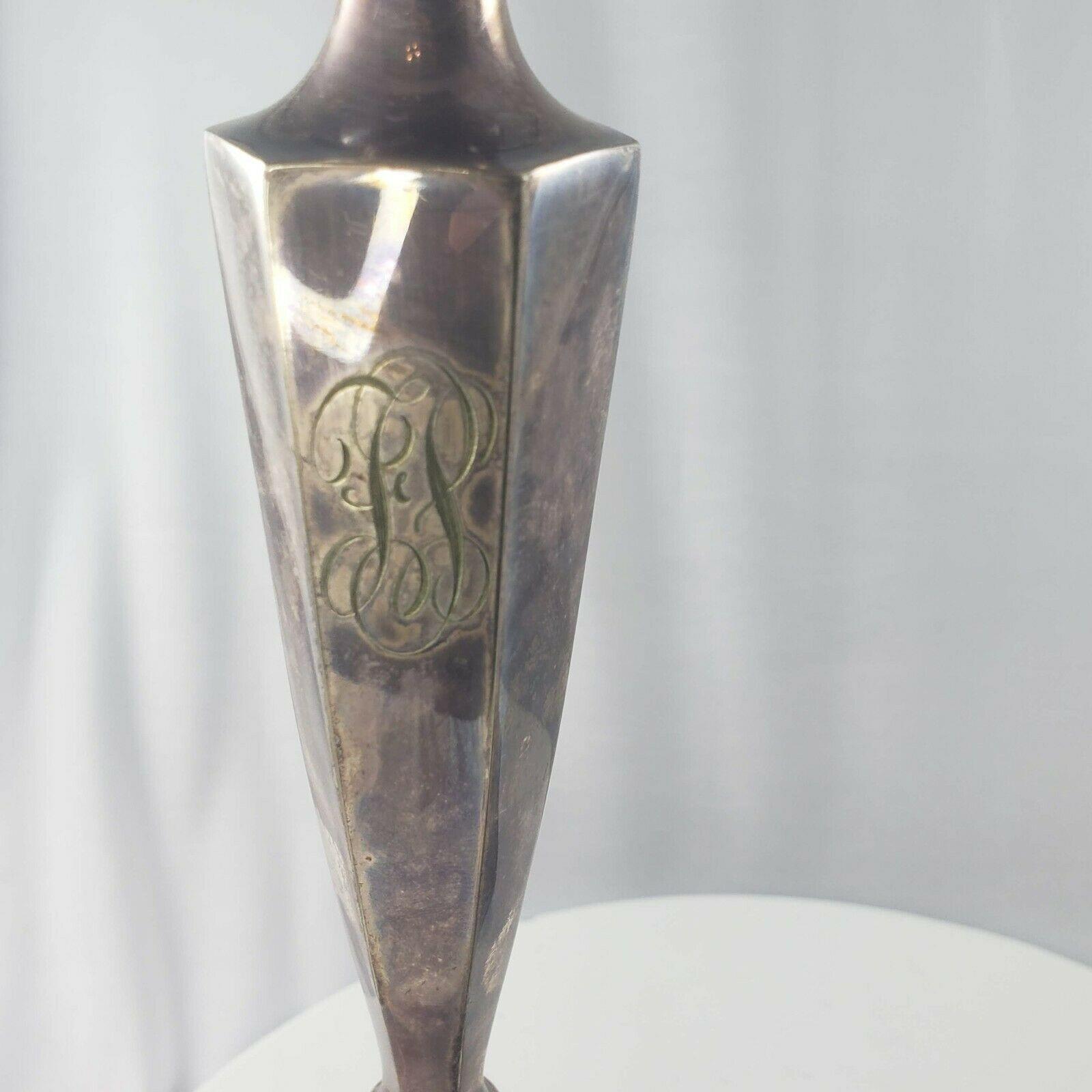 アンティーク ゴーハム シルバープレート キャンドルスティック 1914