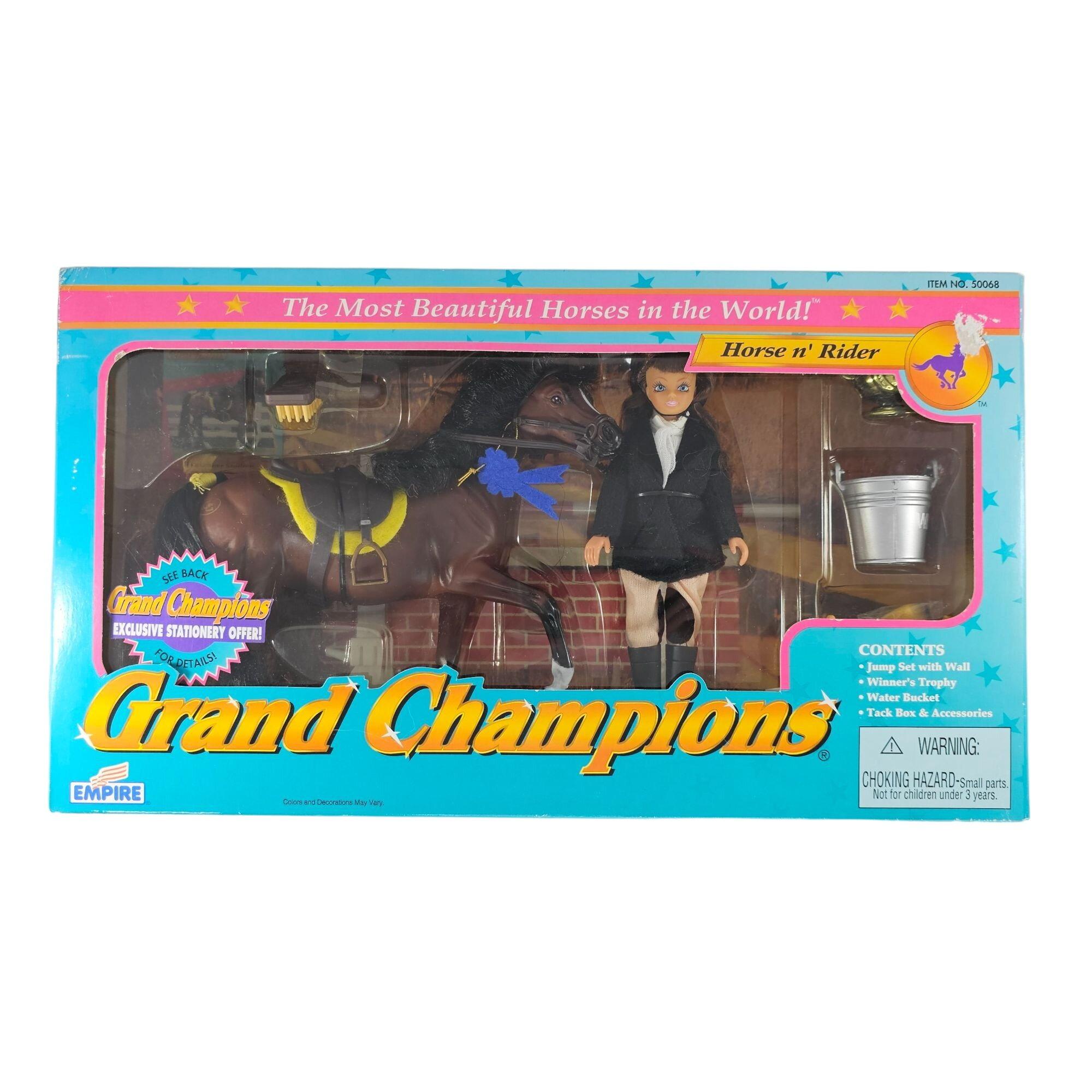 スポーツ Grand Champions EMPIRE Vtg Lot Of 3 Horses Empire Industries Grand Champions Toy