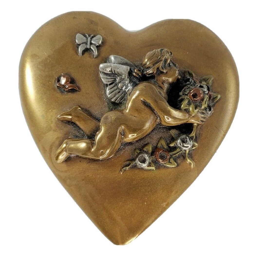 David Chesney Studios Cherub Heart Ltd Ed 419/5000 1983 Signed Mixed