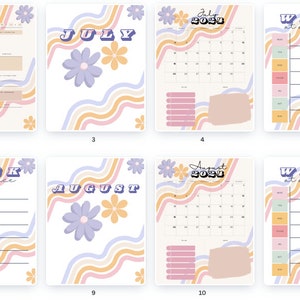 Daily Planner, Weekly Planner, Monthly Planner Printable PACK! Planner Insert Sets, To do List, Productivity, Work Day, Hourly, 2024