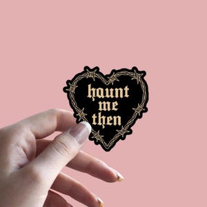 Wuthering Heights Sticker | Haunt Me Then | Bookish Stickers | Book | Kindle Accessories | Kindle Stickers | Classic Literature | Bronte image 1