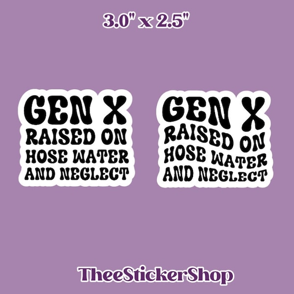 Gen X Sticker - Etsy
