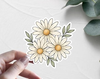 Daisy Sticker | Floral Sticker | Cute Aesthetic Flower Sticker