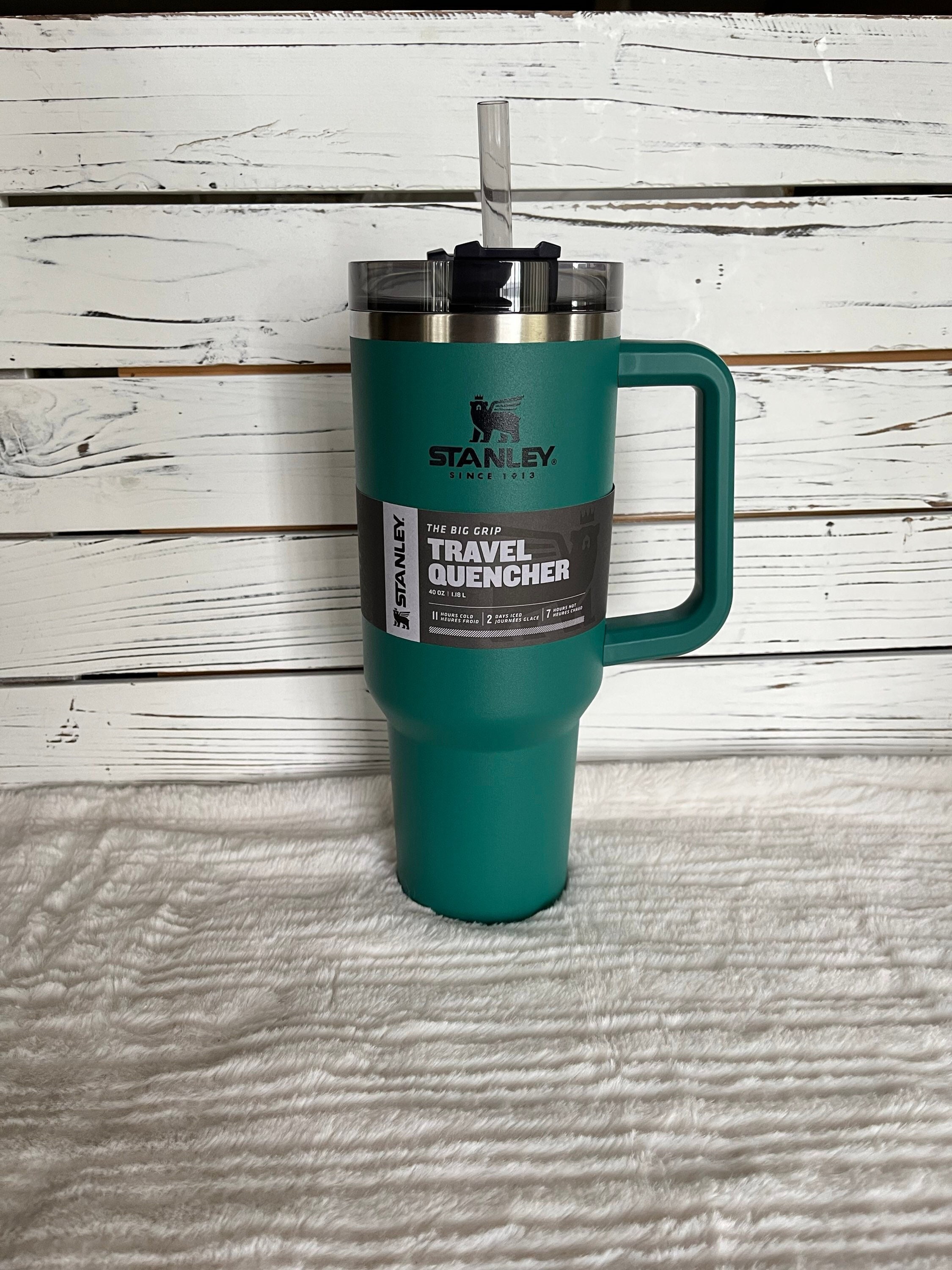 NEW - TIDEPOOL - Green!! Stanley Adventure Quencher Travel Tumbler Straw  Cup 40 oz