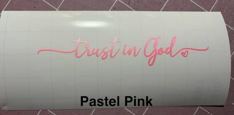 Trust in God Decal, Rear View Mirror Decal, Faith Car Mirror Decal, Bible Verse Christian Gift, Church Teacher Gift, Christian Decal image 11